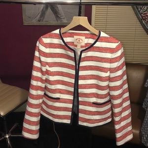 Brooks Brothers Red Fleece Striped Tweed Jacket